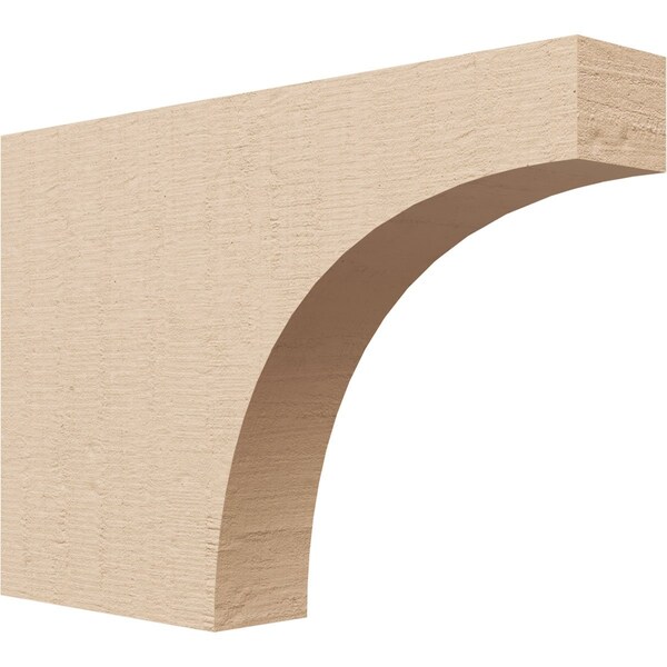 Ekena Millwork 2in. W x 8in. H x 12in. L Huntington Woodgrain TimberThane Rafter Tail, Primed Tan RFTUR02X08X12HUNRCPR - main